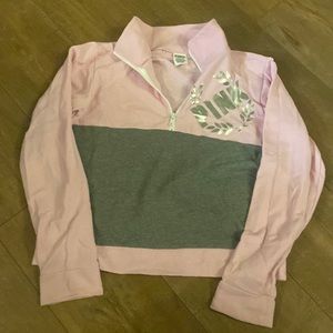 PINK half zip